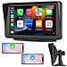 Carplay Auto, 7 Pollici Autoradio Portatile Con Carplay Wireless E Android Auto, Ips Touchscreen Aux Bluetooth Siri - Foto miniatura 1