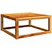 Lusso Casadino -  Tavolo Da Giardino 65x65x29 Cm In Legno Massello Di Acacia - Foto miniatura 1