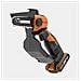 Motosega WG324E a Batteria 20V 2Ah Lama 12 cm Velocità Catena 6,7 m /s con Design Compatto e Leggero Nero Arancione - Foto miniatura 2