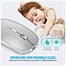 Mouse Wireless Bluetooth Dual Mode Per L'uso Multi-dispositivo Silver - Foto miniatura 6