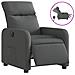 Poltrona Elettrica Reclinabile Grigio Scuro in Tessuto - Foto miniatura 1