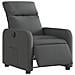 Poltrona Elettrica Reclinabile Grigio Scuro in Tessuto - Foto miniatura 3