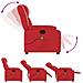 Poltrona Massaggiante Reclinabile Rossa in Similpelle - Foto miniatura 5