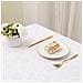 Tovaglia Impermeabile Lavabile 140 X 140 Cm Decorativa Grande Bianco - Foto miniatura 5