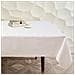 Tovaglia Impermeabile Lavabile 140 X 140 Cm Decorativa Grande Bianco - Foto miniatura 1