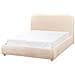 Letto Contenitore Bouclé Blagnac 140 X 200 Cm Beige Chiaro - Foto miniatura 5