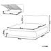Letto Contenitore Bouclé Blagnac 140 X 200 Cm Beige Chiaro - Foto miniatura 7