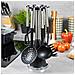 Set di utensili da cucina antigraffio KH-1569 con supporto - Foto miniatura 2