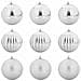 Set di Palle di Natale 9 pcs Argento Plastica - Foto miniatura 1