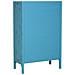 Armadio In Legno Invecchiato Blu 96x40x150h Cm - Foto miniatura 4