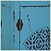Armadio In Legno Invecchiato Blu 96x40x150h Cm - Foto miniatura 8