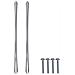 Manico 2 pcs Argento 107 x 3.6 x 23 mm Acciaio inossidabile - Foto miniatura 5