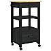 Carrello da Cucina MONZA Nero 48 x 40 x 88,5 cm - Foto miniatura 1