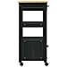 Carrello da Cucina MONZA Nero 48 x 40 x 88,5 cm - Foto miniatura 6
