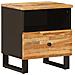 Mobiletto da Letto con cassetto 2 pcs Marrone 40 x 33 x 46 cm - Foto miniatura 2