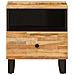 Mobiletto da Letto con cassetto 2 pcs Marrone 40 x 33 x 46 cm - Foto miniatura 4