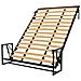 Letto a Scomparsa Morphy Classic - Sistema multifunzionale modulare SizeFlex & TypeFlex, letto a scomparsa salvaspazio ed estensibile con moduli divano (135x190 cm, Verticale) - Foto miniatura 4