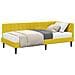 Struttura Letto Angolare con Materasso 2 pcs Giallo Velluto - Foto miniatura 1
