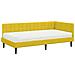 Struttura Letto Angolare con Materasso 2 pcs Giallo Velluto - Foto miniatura 4