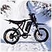 Bici Elettrica 1500w 35mph, Batteria 52v 25ah Removibile, 20'' Pneumatici Fat, Sospensioni, Telaio Acciaio, Lcd - Foto miniatura 5