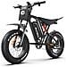 Bici Elettrica 1500w 35mph, Batteria 52v 25ah Removibile, 20'' Pneumatici Fat, Sospensioni, Telaio Acciaio, Lcd - Foto miniatura 1