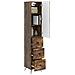 Set di armadi 2 pcs Rovere Fumo 34,5 x 34,5 x 90 cm - Foto miniatura 2