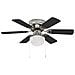 Ventilatore da soffitto con luce Ø 82 cm Nero - Foto miniatura 4
