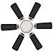 Ventilatore da soffitto con luce Ø 82 cm Nero - Foto miniatura 5