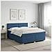 Letto box spring con materasso Blu 140 x 200 cm Tessuto - Foto miniatura 5
