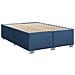 Letto box spring con materasso Blu 140 x 200 cm Tessuto - Foto miniatura 7