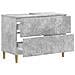 Armadio per Lavabo da Bagno DELFT Grigio Cemento - Foto miniatura 3