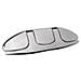 Bitta abbattibile inox 172x65 mm - Foto miniatura 1