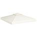 Telo di Ricambio per Gazebo 310g /m² Bianco Crema 3x3m - Foto miniatura 2