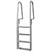Scala A 4 Gradini Per Piscina / banchina In Alluminio 170 Cm - Foto miniatura 1