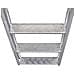 Scala A 4 Gradini Per Piscina / banchina In Alluminio 170 Cm - Foto miniatura 4