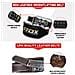 Vacchetta Cuoio 6"" Sollevamento Pesi Cintura Pesistica Fitness Allenamento Bodybuilding Schiena Palestra 6rb M - Foto miniatura 3