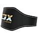 Vacchetta Cuoio 6"" Sollevamento Pesi Cintura Pesistica Fitness Allenamento Bodybuilding Schiena Palestra 6rb M - Foto miniatura 7