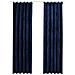 Tende Oscuranti Con Ganci 2 Pz Blu Scuro In Velluto 140x245 Cm - Foto miniatura 2