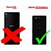 Custodia Compatibile Con Sony Xperia Z3 Compact In Rosso Mela - Coperchio Protettivo In Design Flip Con Chiusura Magnetica - Foto miniatura 2