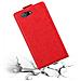 Custodia Compatibile Con Sony Xperia Z3 Compact In Rosso Mela - Coperchio Protettivo In Design Flip Con Chiusura Magnetica - Foto miniatura 7