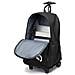 Bambini Valigia Dei Bagagli Luminoso Musica Bambini Laptop Backpack Cabin Ruote Viaggio Di Lavoro A Ruote Di Rotolamento Del Carrello Di Caso Della Mano 25l (nero)  - Foto miniatura 2