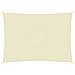 Parasole a Vela Oxford Rettangolare 6x8 m Crema - Foto miniatura 1
