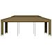 Gazebo con Tetto Doppio 3x6 m Grigio Talpa 180 g / m² - Foto miniatura 2