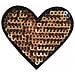 Toppa Fusibile Con Strass 5 X 4,5 Cm - Cuore - Foto miniatura 1