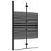 Pannello Doccia Pieghevole In Esg 80x140 Cm Nero - Foto miniatura 2