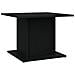 Tavolino da Salotto Nero 55,5x55,5x40 cm in Truciolato - Foto miniatura 2