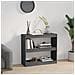 Libreria / divisorio Grigio 80x30x71,5 Cm Legno Massello Di Pino - Foto miniatura 3