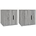 Mobili Porta Tv A Parete 2 Pz Grigio Sonoma 40x34,5x40 Cm - Foto miniatura 2