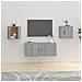 Mobili Porta Tv A Parete 2 Pz Grigio Sonoma 40x34,5x40 Cm - Foto miniatura 1