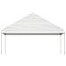 Gazebo Con Tetto Bianco 20,07x5,88x3,75 M In Polietilene - Foto miniatura 3